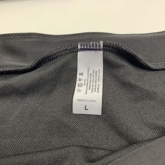 Elsoyo Womens High Waist Bikini Set Size Large Black High Cut Padded - Picture 7 of 13